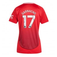 Manchester United Alejandro Garnacho #17 Fotballklær Hjemmedrakt Dame 2024-25 Kortermet